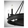 6_30" Savoy House Lyon Matte Black 8-Light Fan D'lier more views
