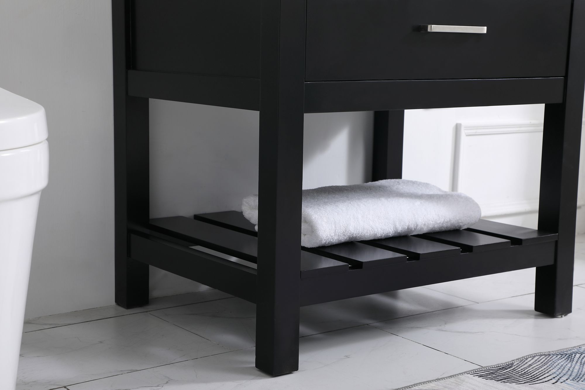 Image 7 30 Inch Single Bathroom Vanity In Black more views