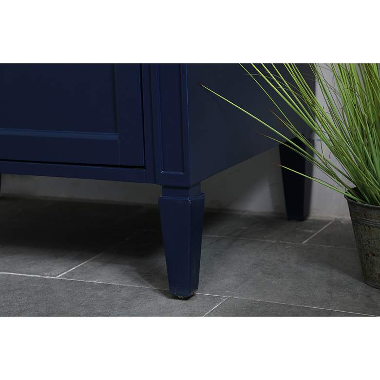 Image 6 30 Inch Single Bathroom Vanity In Blue more views