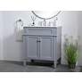Thumbnail3 of 30 Inch Single Bathroom Vanity In Grey more views