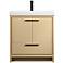 30 Inch Single Bathroom Vanity In Maple