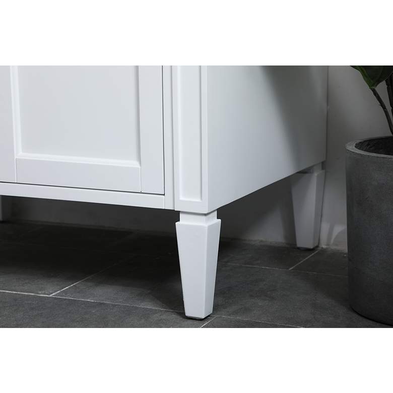 Image 7 30 Inch Single Bathroom Vanity In White more views