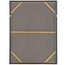 4_30" x 39" Abstract Black & Ivory Hand Painted Canvas Wall Art more views