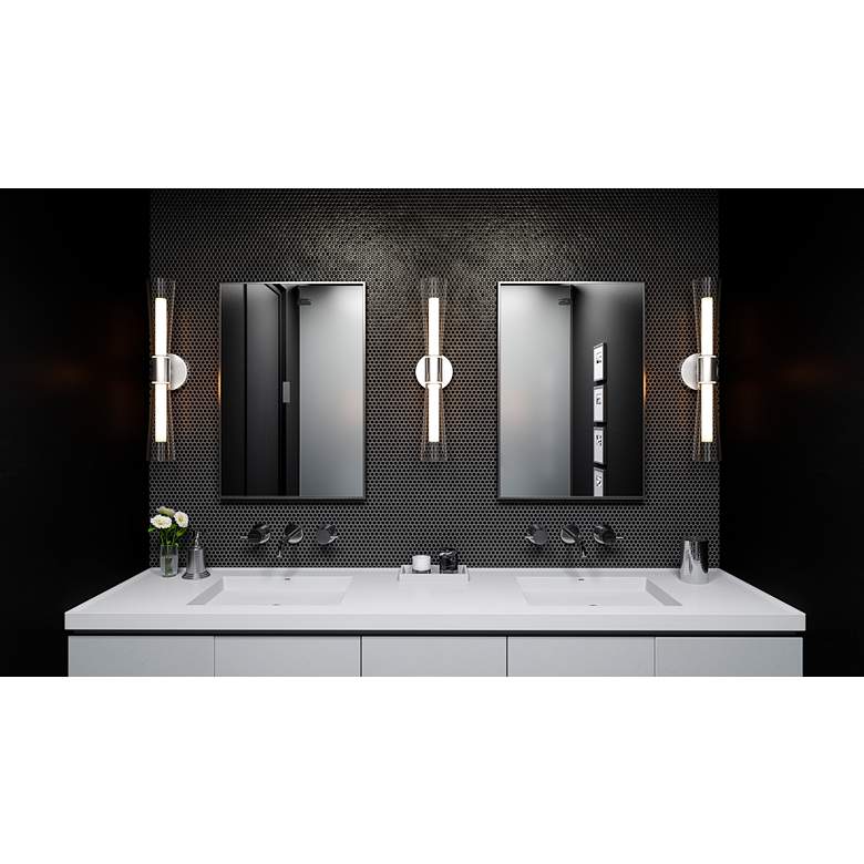 Image 1 Quoizel Amara 22" Wide Polished Chrome LED Bath Light in scene