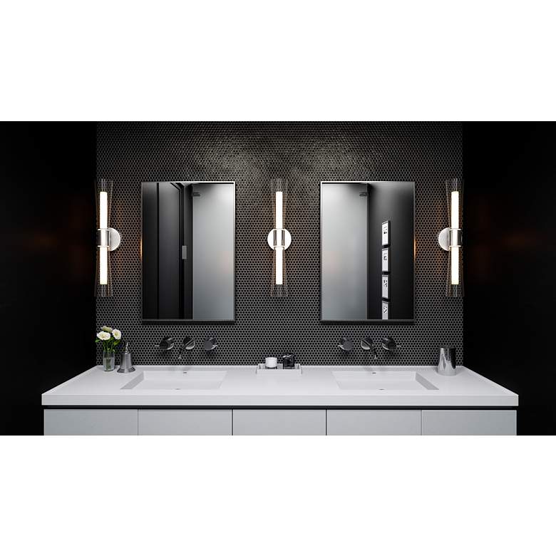 Image 1 Quoizel Amara 22 inch Wide Polished Chrome LED Bath Light in scene