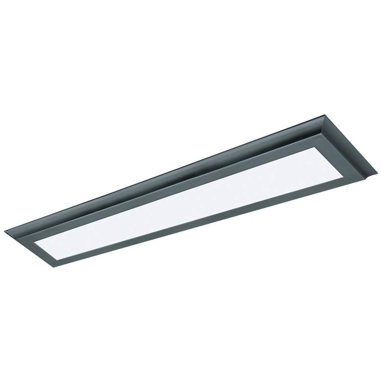 Image 1 30W; 7 in.; x 38 in.; Surface Mount LED Fixture; 3000K; Bronze Finish