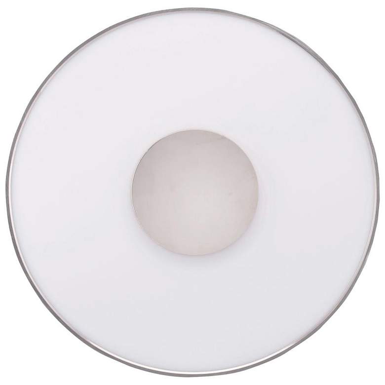 Image 1 31.5 watt; 17" Flush Mount LED Fixture; Round Shape; Polished Nickel F