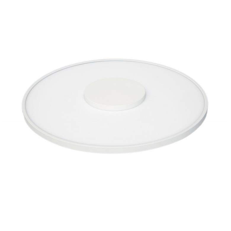 Image 1 31.5 watt; 17 inch Flush Mount LED Fixture; Round Shape; White Finish