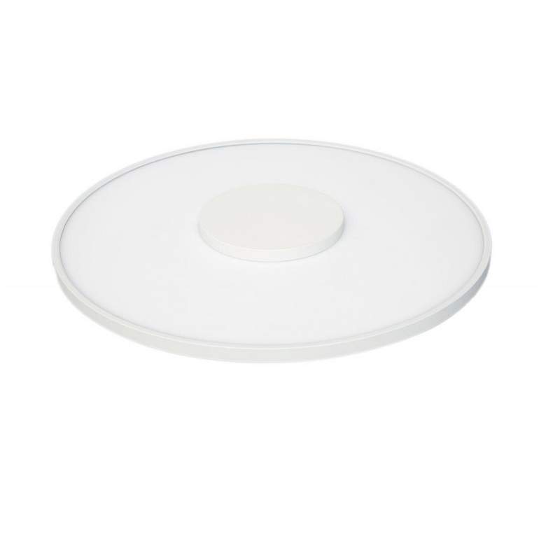 Image 1 31.5 watt; 17" Flush Mount LED Fixture; Round Shape; White Finish