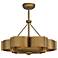 31" Savoy House Stockholm 6-Light Gold Patina Fan D'Lier