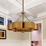 2_31" Savoy House Stockholm 6-Light Gold Patina Fan D'Lier