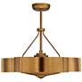 31" Savoy House Stockholm 6-Light Gold Patina Fan D'Lier in scene