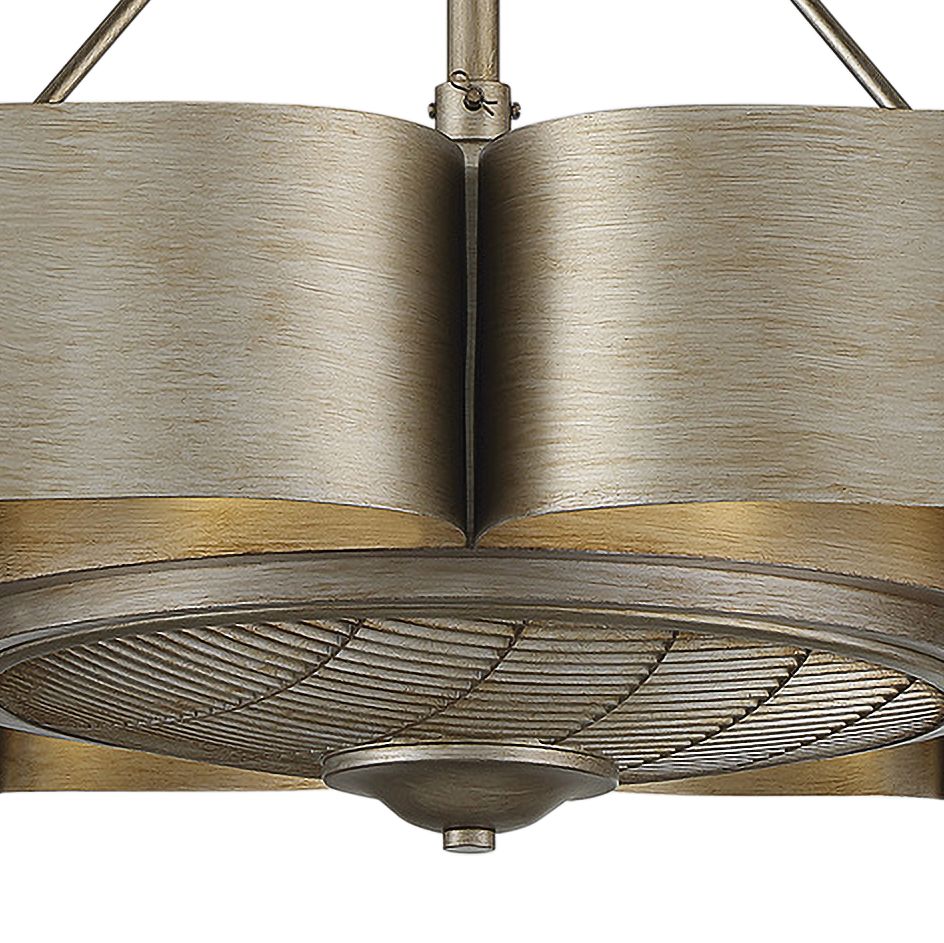 Image 4 31" Savoy House Stockholm 6-Light Silver Fan D'Lier (Fandelier) more views