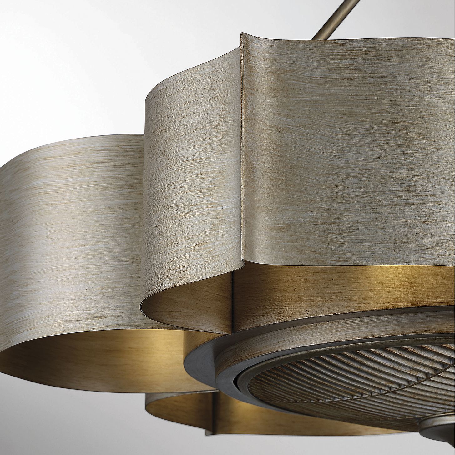 Image 5 31" Savoy House Stockholm 6-Light Silver Fan D'Lier (Fandelier) more views