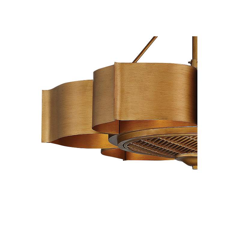 Image 4 31" Savoy House Stockholm Gold Patina 6-Light Fandelier more views