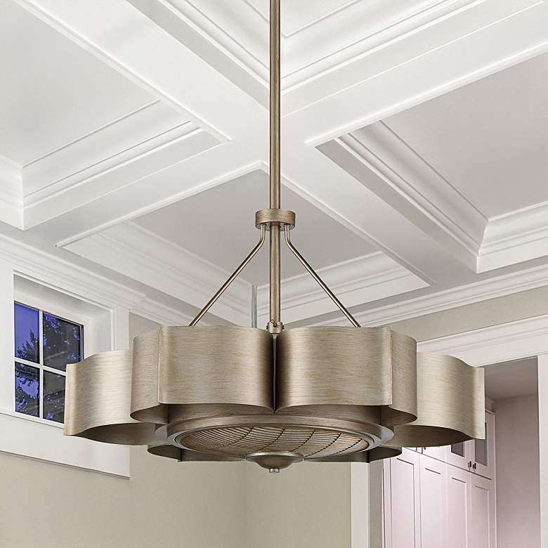 Image 2 31" Savoy House Stockholm Silver Patina LED Ceiling Fan