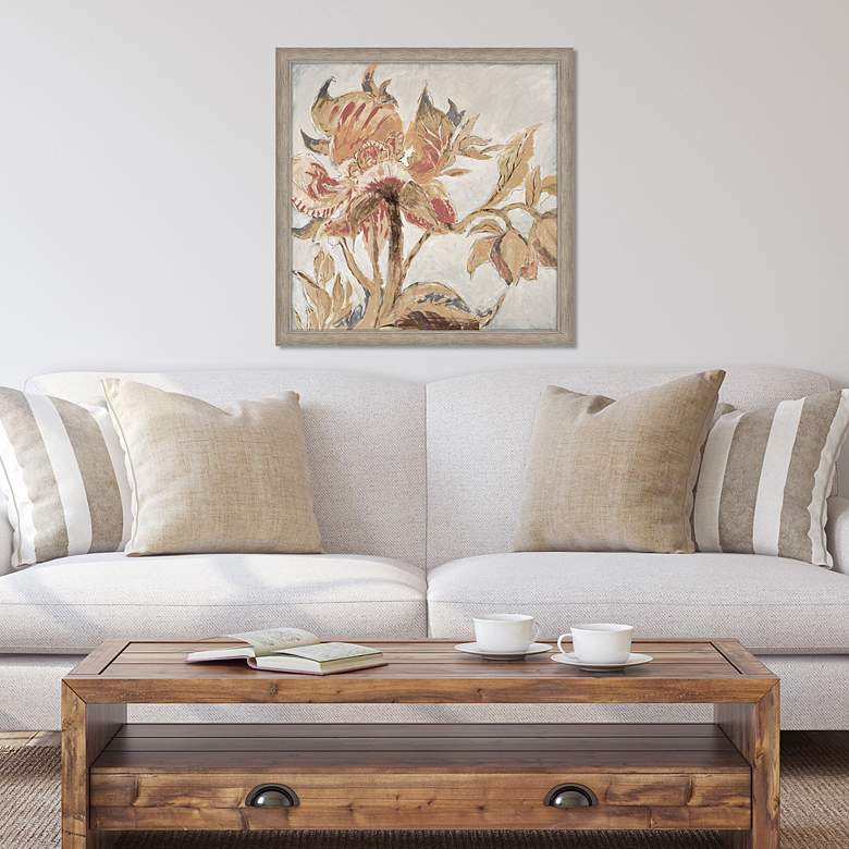 Image 1 Secret Life I 34" Square Giclee Framed Wall Art in scene
