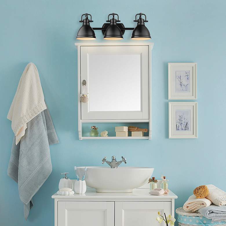 Image 1 Duncan 8 1/2" High Pewter White 2-Light Wall Sconce in scene