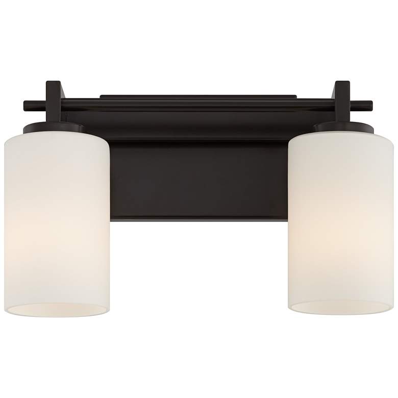 Image 1 31J28 - 13" Two Lights Vanity Fixture Satin Bronze
