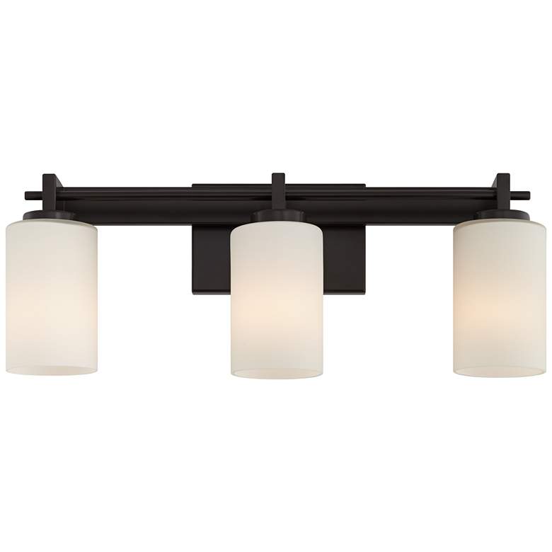 Image 1 31J29 - 21" Three Lights Vanity Fixture Satin Bronze