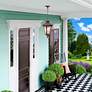 1_Oxford 17 1/2" High Imperial Bronze Outdoor Hanging Light in scene
