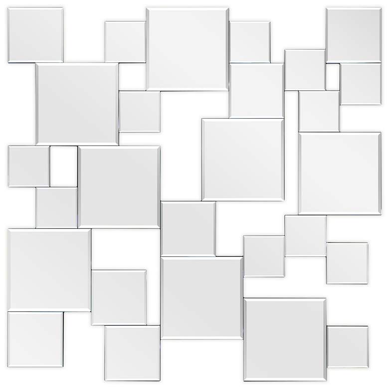 Image 1 32 In. x 32 In. Elegant Mirror Cluster Wall Mirror, Bathroom Mirror