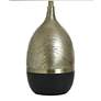 4_32" High Galas Gold and Black Table Lamp With Cream Shade more views