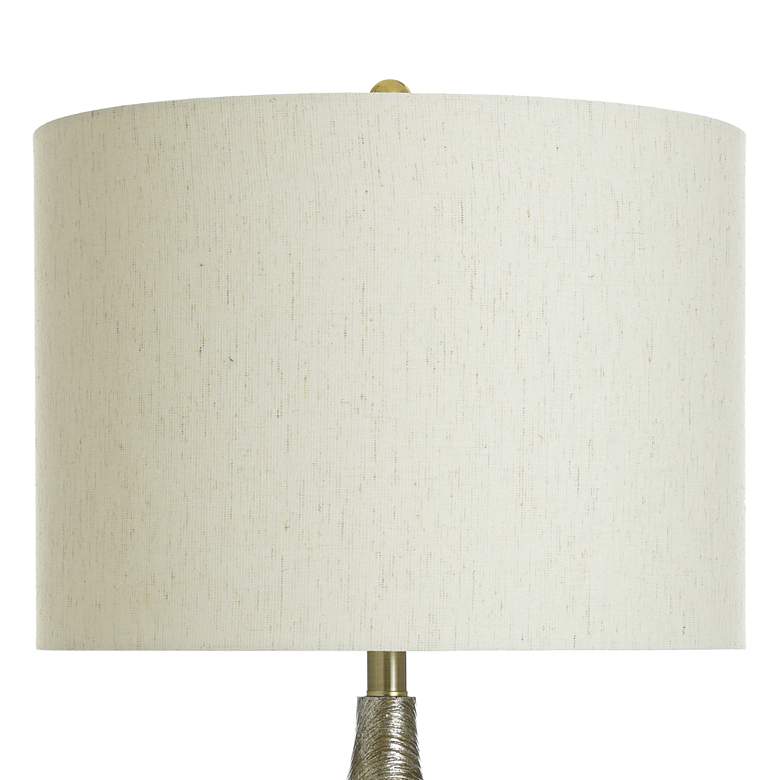 Image 5 32" High Galas Gold and Black Table Lamp With Cream Shade more views