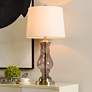 1_32" High Smoked Grey Seeded Glass Table Lamp
