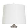 6_32" High Smoked Grey Seeded Glass Table Lamp more views