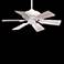 32" Minka Supra White Ceiling Fan with Pull Chain