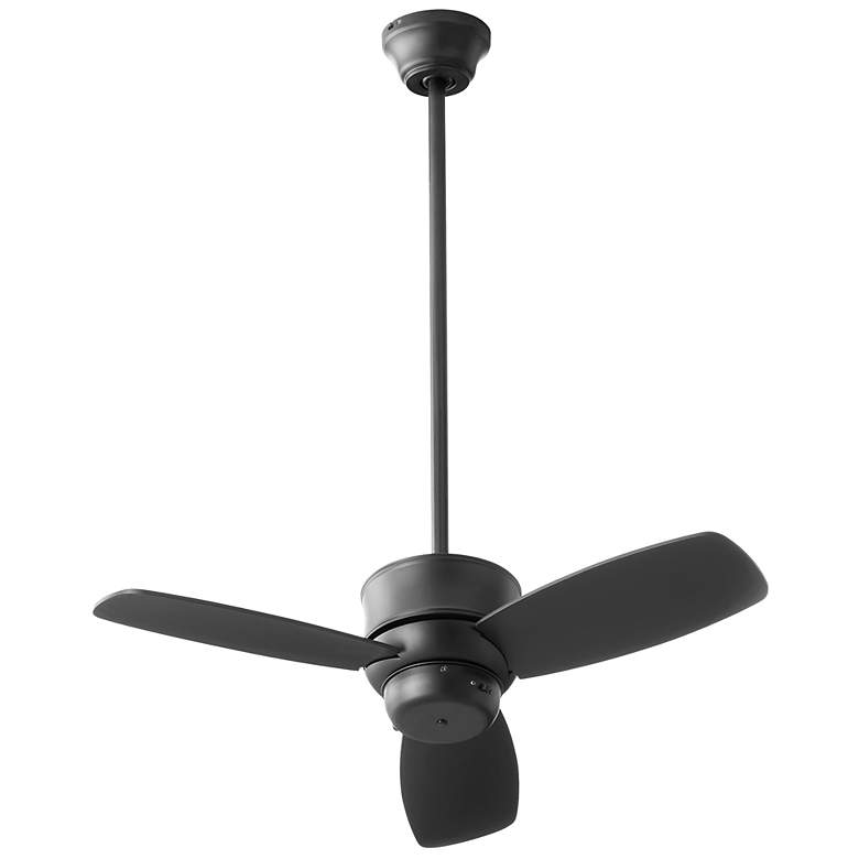 Image 1 32" Quorum Gusto Matte Black Ceiling Fan