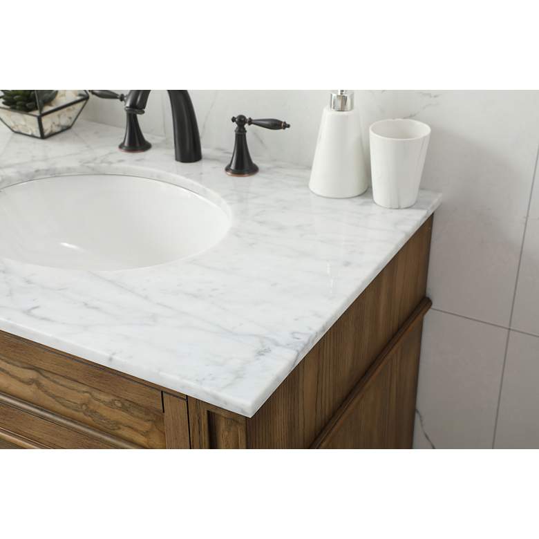 Image 7 32 Inch Single Bathroom Vanity In Driftwood more views