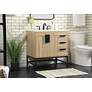 4_32 Inch Single Bathroom Vanity In Mango Wood more views