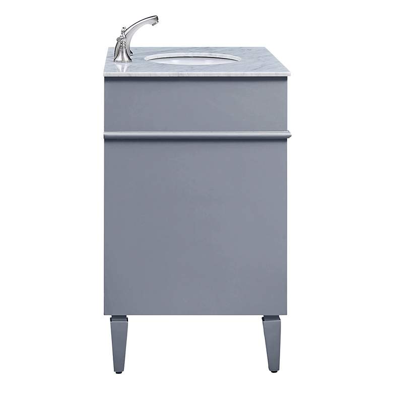 Image 4 32 Inch Single Bathroom Vanity Set In Grey more views