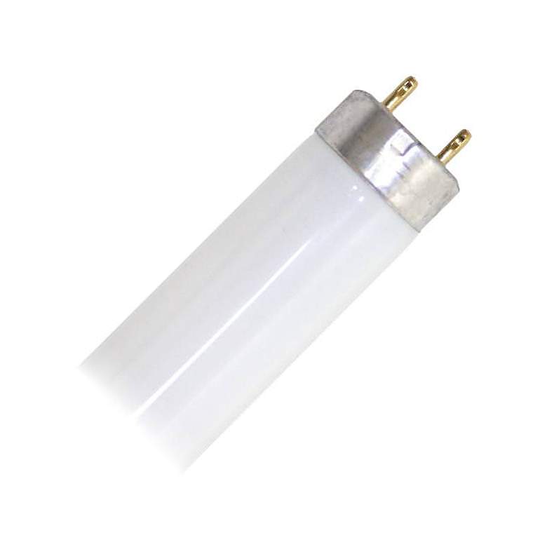 Image 1 32 Watt GE 48 inch Long Fluorescent T-8 Tube Light Bulb