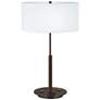32X82 - Bronze Metal Table Lamp w/ 2-Outlets and USB Port