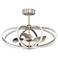 33 1/2" Maxim Solstice Satin Nickel 8-Light WiFi-enabled LED Fandelight