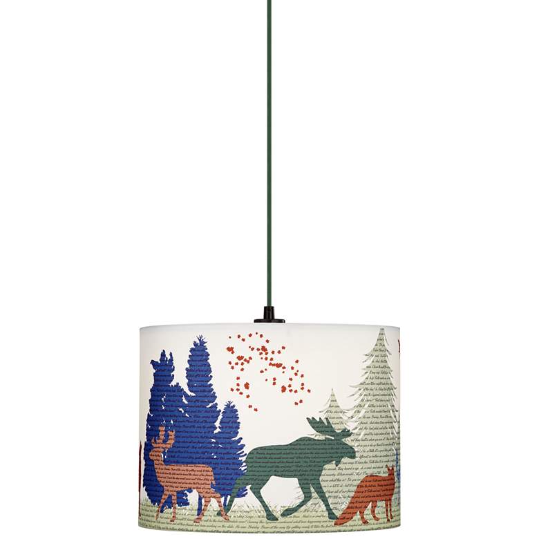Image 1 33T19 - 16" Ceiling Pendant with Decorative Shade
