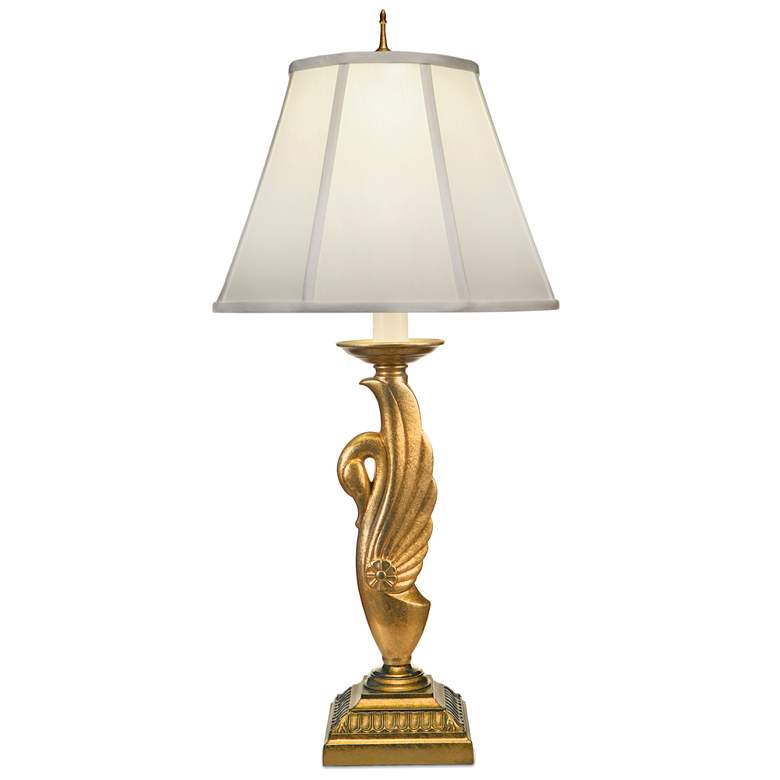 Image 1 34" H French Gold Swan TL