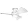 34" Kichler Sola Matte White LED Hugger Ceiling Fan