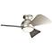 34" Kichler Sola Satin Nickel Wet Rated LED Hugger Ceiling Fan
