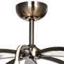 34" Maxim Solstice Satin Nickel LED Fandelier Smart Ceiling Fan