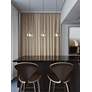 1_Laney 36" 3 Light Linear Black Pendant in scene