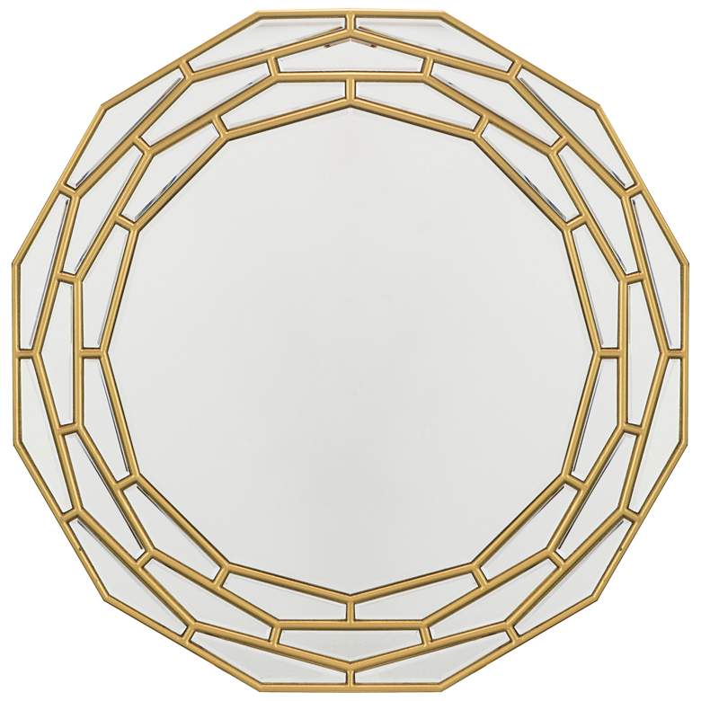 Image 1 35.5 Gold Wall Mirror