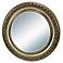 35 1/2" High Dotted Round Bronze Mirror