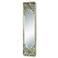 35 1/2" High Silver Medieval Mirror