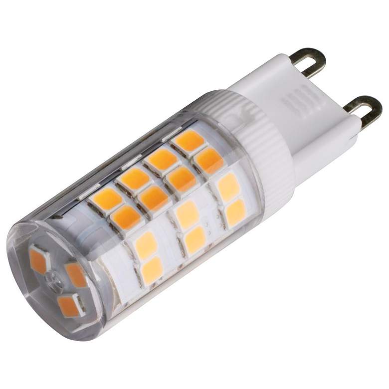 Image 2 35 Watt Equivalent Satco 3.5W LED Clear G9 Double Loop T4 Light Bulb more views