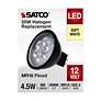 3_35 Watt Equivalent Satco Black 4.5W LED Dimmable Bi-Pin Bulb more views
