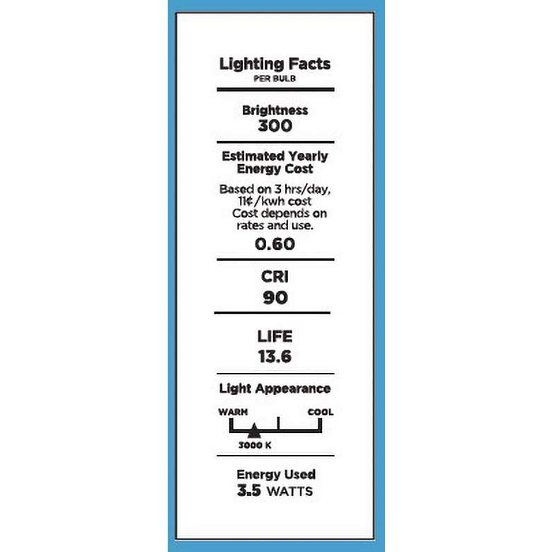 Image 2 35 Watt Equivalent Tesler 3.5 Watt LED Dimmable G9 Bulb 4 Pack more views